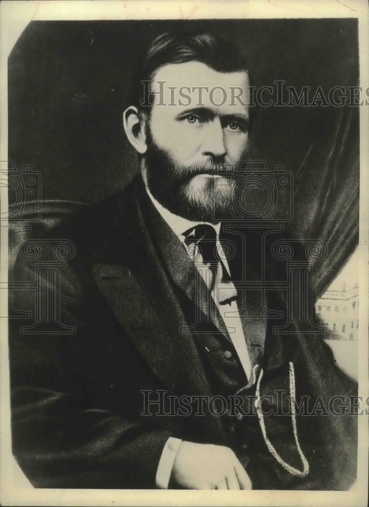 1933 Press Photo President Ulysses Simpson Grant, 1869-1877 - mjx36794- Historic Images