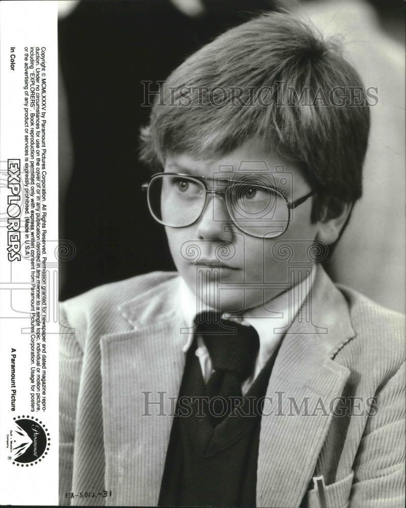 1987 Press Photo River Phoenix Stars as Wolfgang Muller in &quot;Explorers&quot;- Historic Images