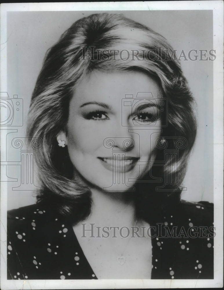 1985 Press Photo Television Star Phyllis George - mjx37020- Historic Images