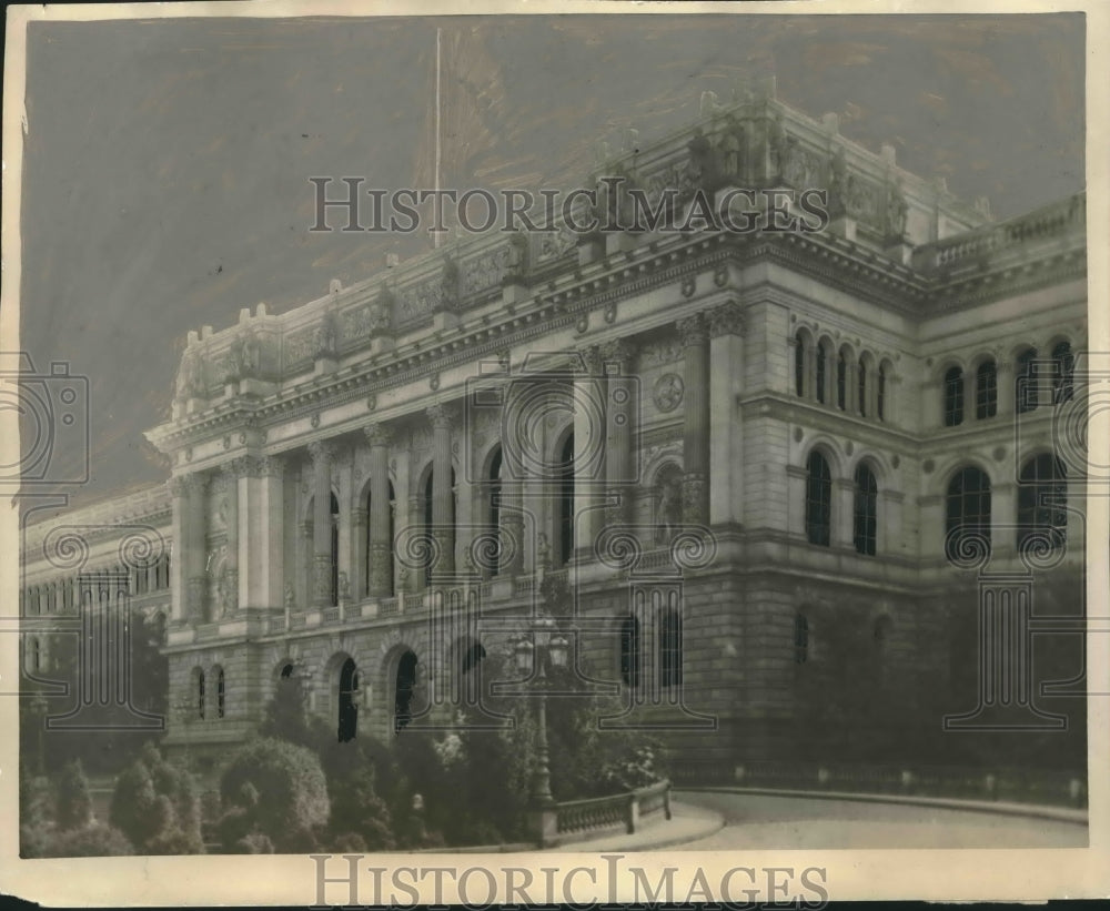 1923 Press Photo Palatial Technical High School Building in Berlin, Germany