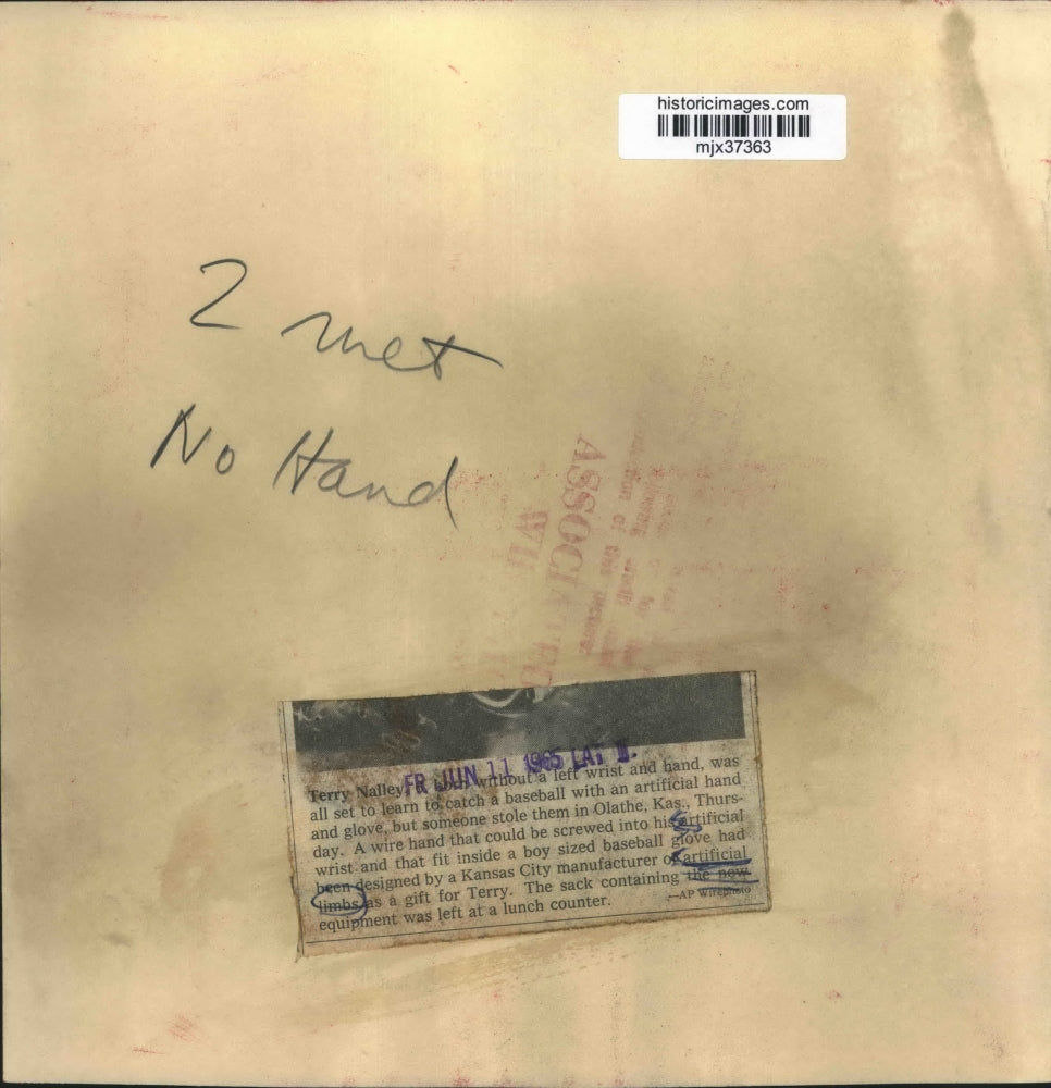 1965 Press Photo Terry Nalley in Olathe, Kansas - mjx37363