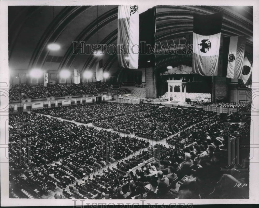 1934 Press Photo Protestant Episcopal Church Service in Atlantic City, N.J.- Historic Images