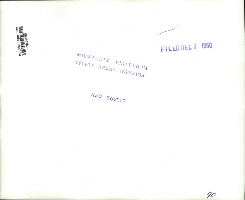 Load image into Gallery viewer, 1950 Press Photo Truck inside Milwaukee Auditorium Sports Arena - mjx37969

