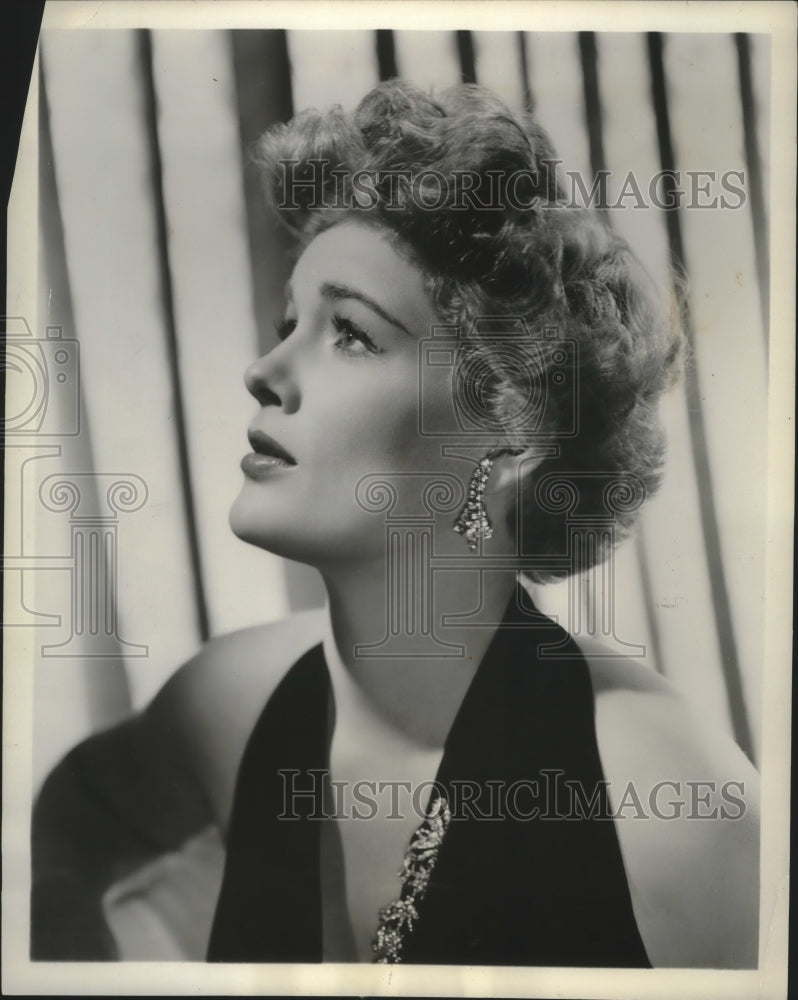 1955 Press Photo Jean Hagen of "Make Room for Daddy" - mjx38385