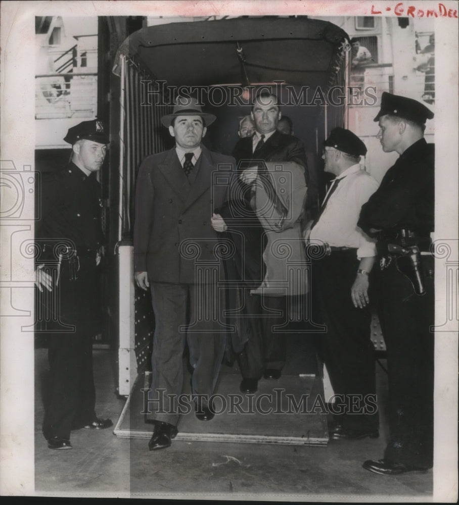 1951 Press Photo Andrei Gromyko Arrives in New York, Under Police Protection