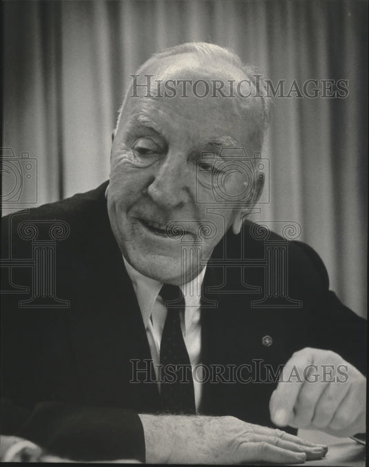 1968 Press Photo Captain Eddie Rickenbacker - mjx39175