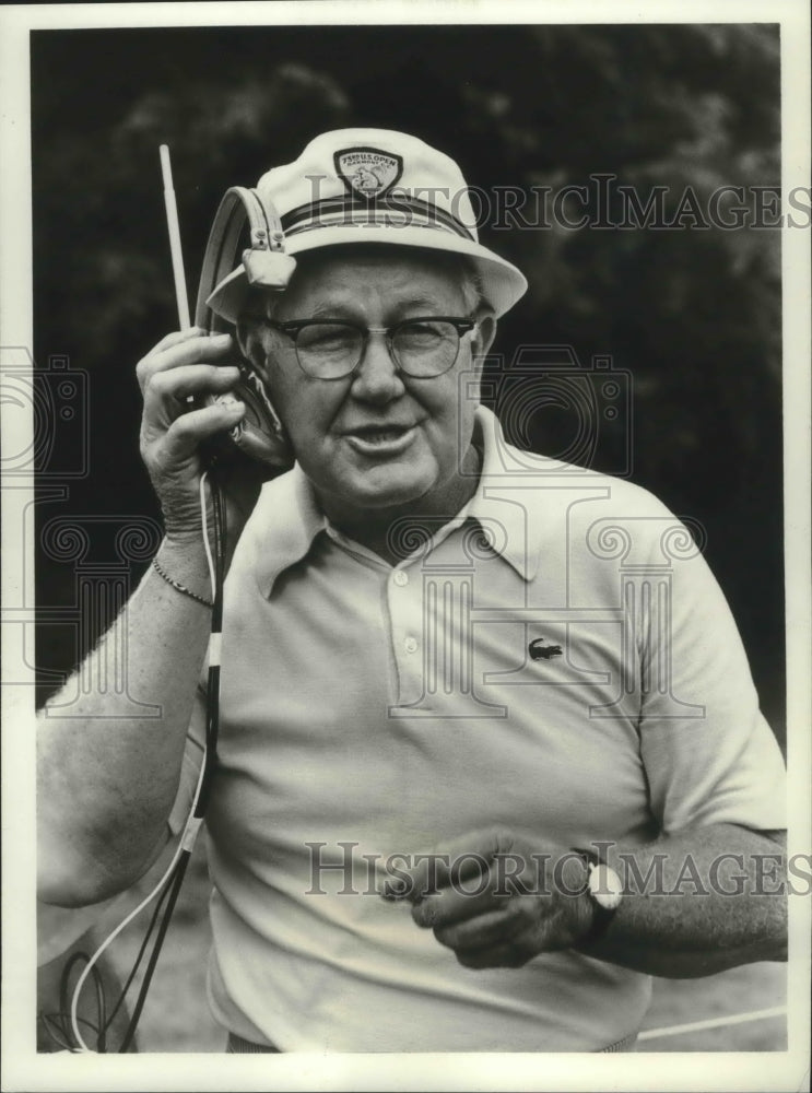 1980 Press Photo Golfer Byron Nelson, Senior Expert Commentator for ABC- Historic Images