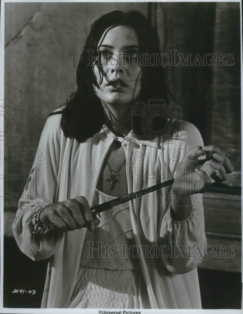 1979 Press Photo Actress Cristina Raines in "The Sentinel" - mjx39310