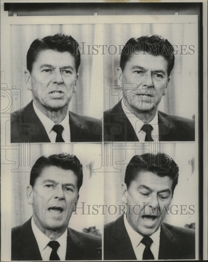 Load image into Gallery viewer, 1967 Press Photo Governor Ronald Reagan at Press Conference - mjx39360
