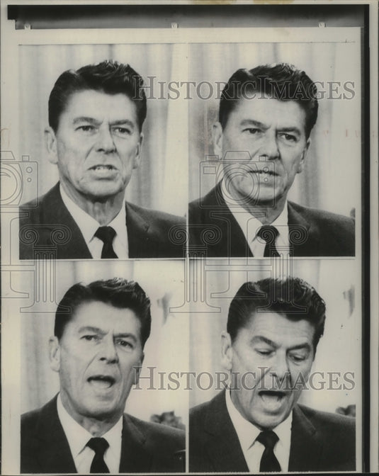 1967 Press Photo Governor Ronald Reagan at Press Conference - mjx39360