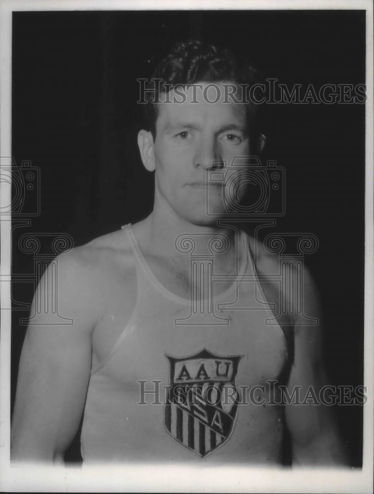 1952 Press Photo Former Pole Vaulter Bob Richards - mjx39509- Historic Images