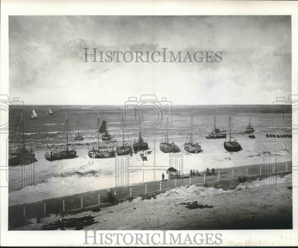 1982 Press Photo &quot;Panorama Mesdag,&quot; World&#39;s Largest Painting, The Hague, Holland- Historic Images