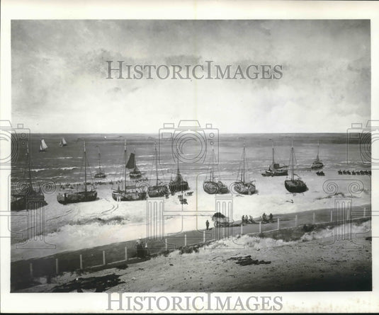 1982 Press Photo "Panorama Mesdag," World's Largest Painting, The Hague, Holland- Historic Images