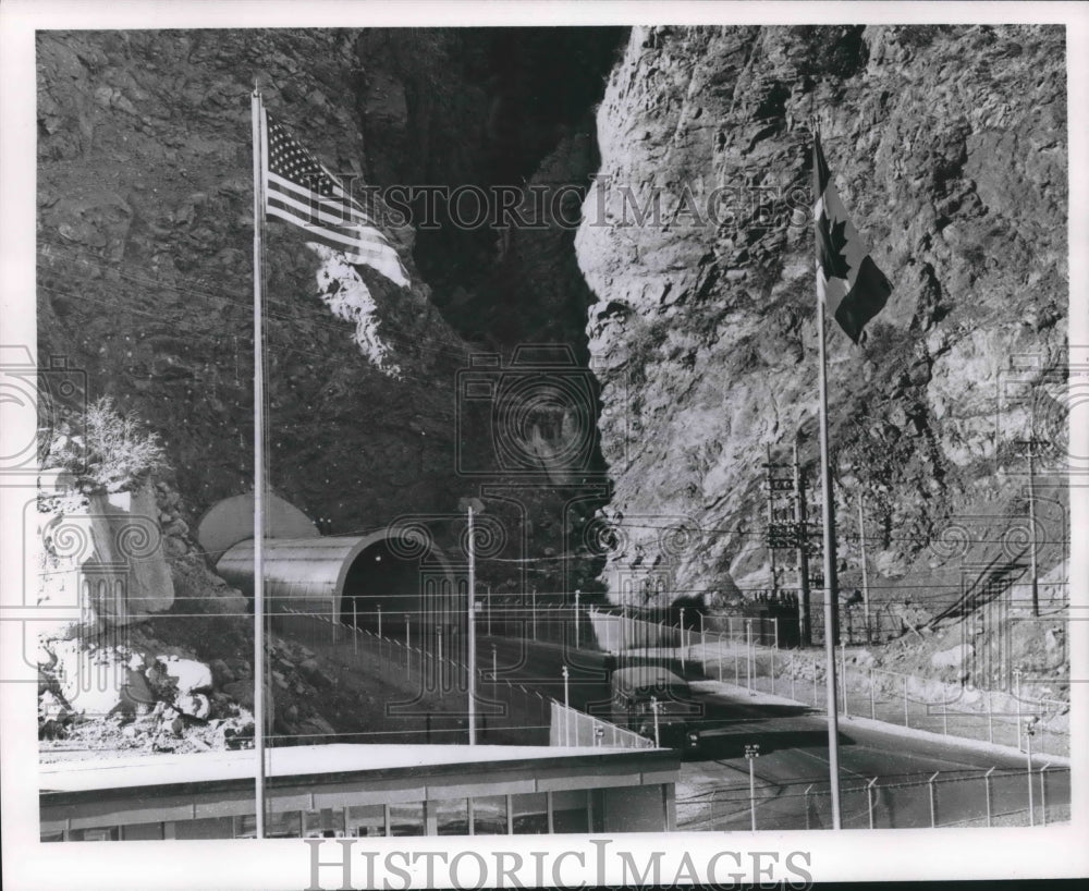 1967 Press Photo North American Air Defense Command in Cheyenne Mountain, CO