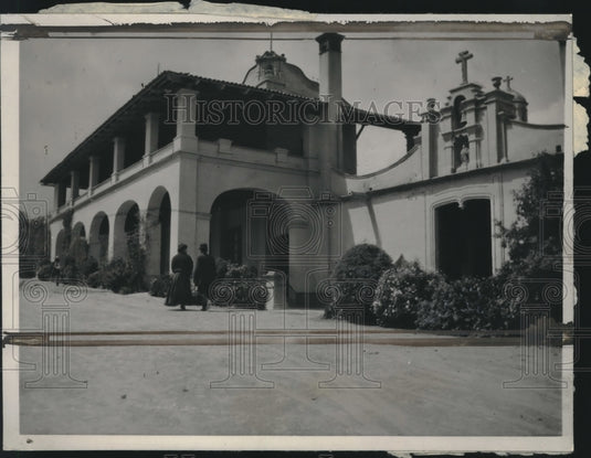 1928 Press Photo Cafe La Bombilea near Mexico City, Mexico- Historic Images