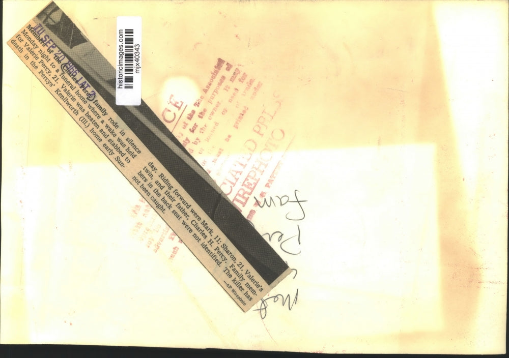 1966 Press Photo Charles H. Percy and his family in Illinois - mjx40343