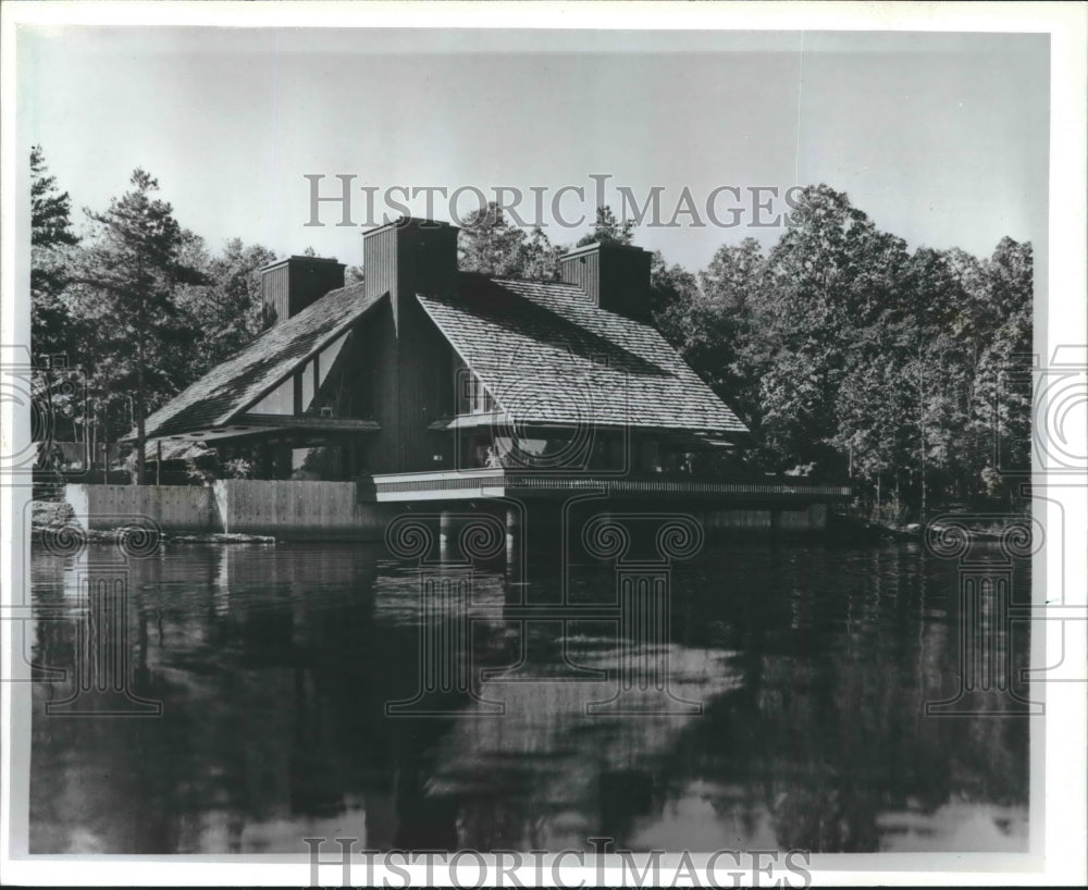 1983 Press Photo Home in Arkansas designed by E. Fay Jones - mjx40431- Historic Images