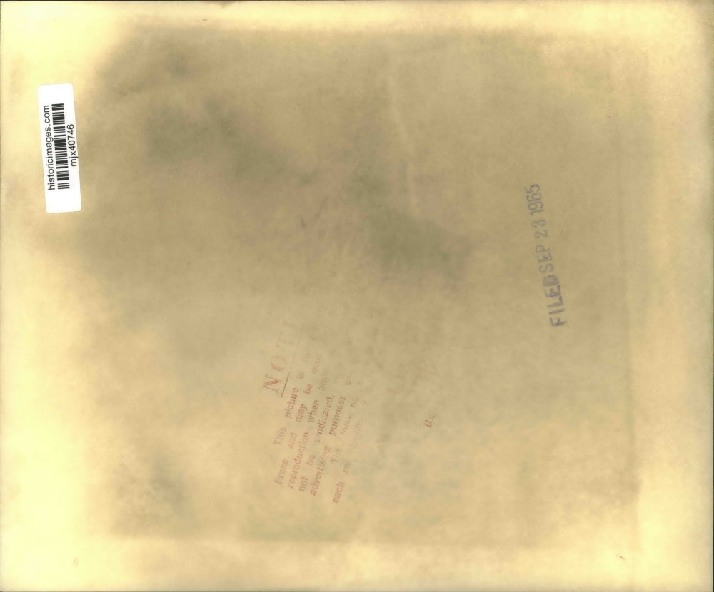 1965 Press Photo Mrs. Lyndon B. Johnson with crowd at Mitchell Park, Wisconsin