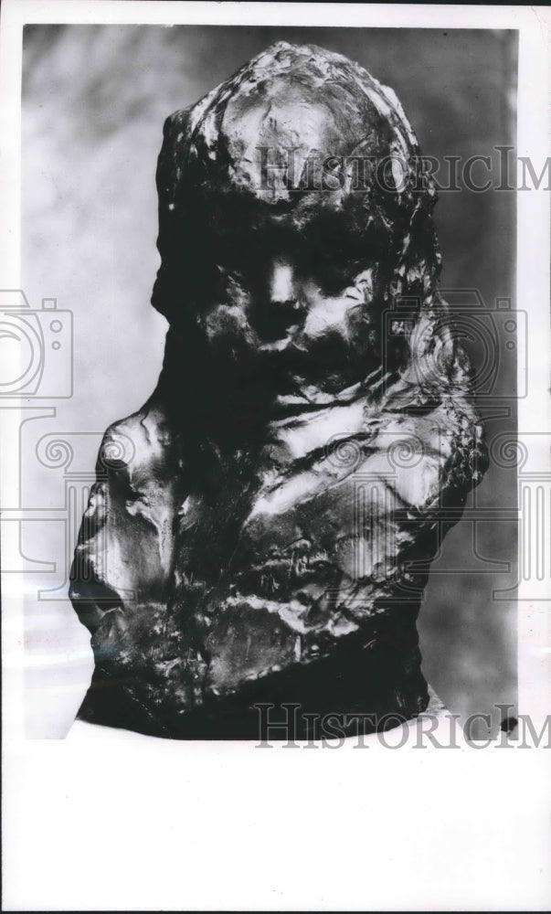 Load image into Gallery viewer, 1963 Press Photo "Boy In The Sun", by Melardo Rosso, Milwaukee Art Center
