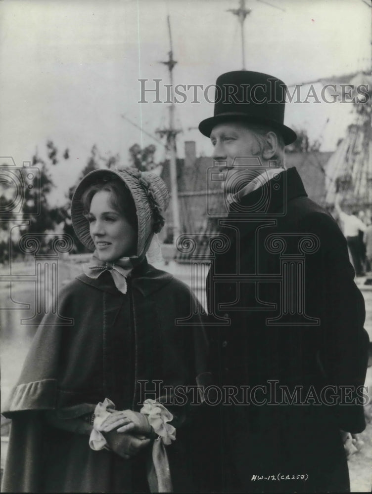 1966 Press Photo Max von Sydow and Julie Andrews in &quot;Hawaii&quot;. - mjx42013- Historic Images