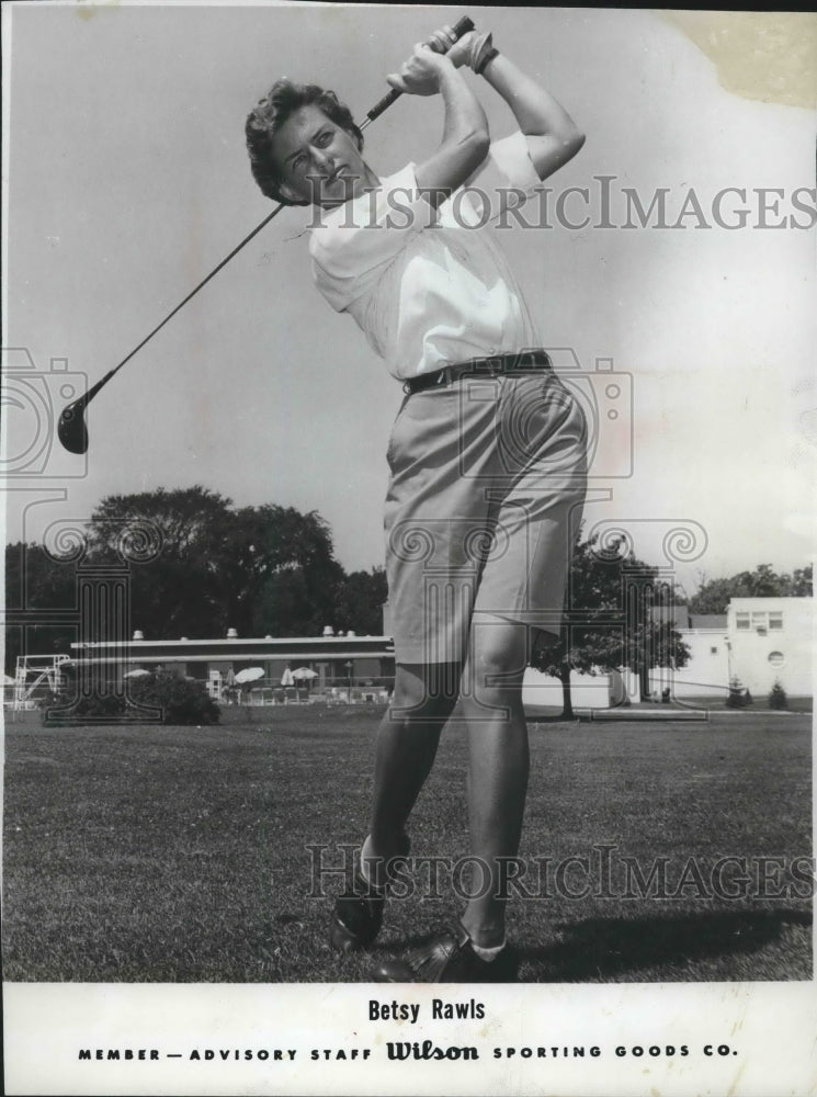 1965 Press Photo Ladies Pro Golfer Betsy Rawls - mjx42115- Historic Images