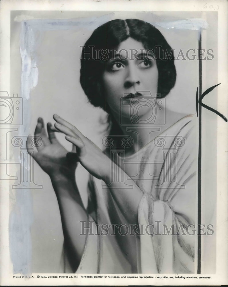 1949 Press Photo Actress Jane Cowl as Juliet in "Romeo and Juliet" - mjx42273