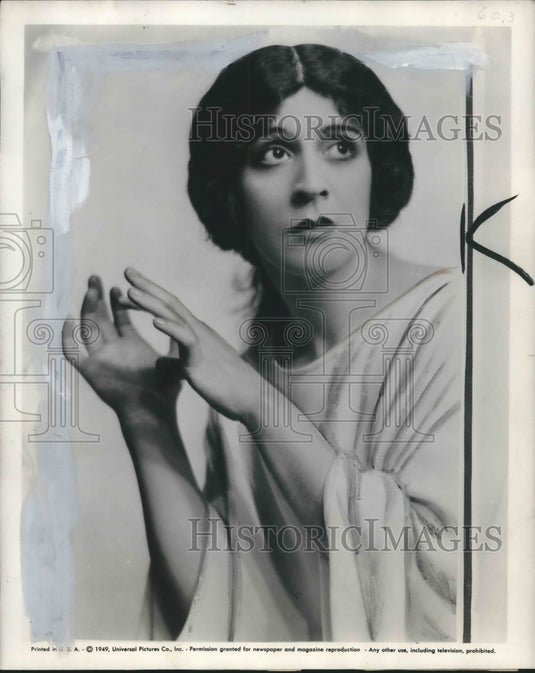 1949 Press Photo Actress Jane Cowl as Juliet in "Romeo and Juliet" - mjx42273