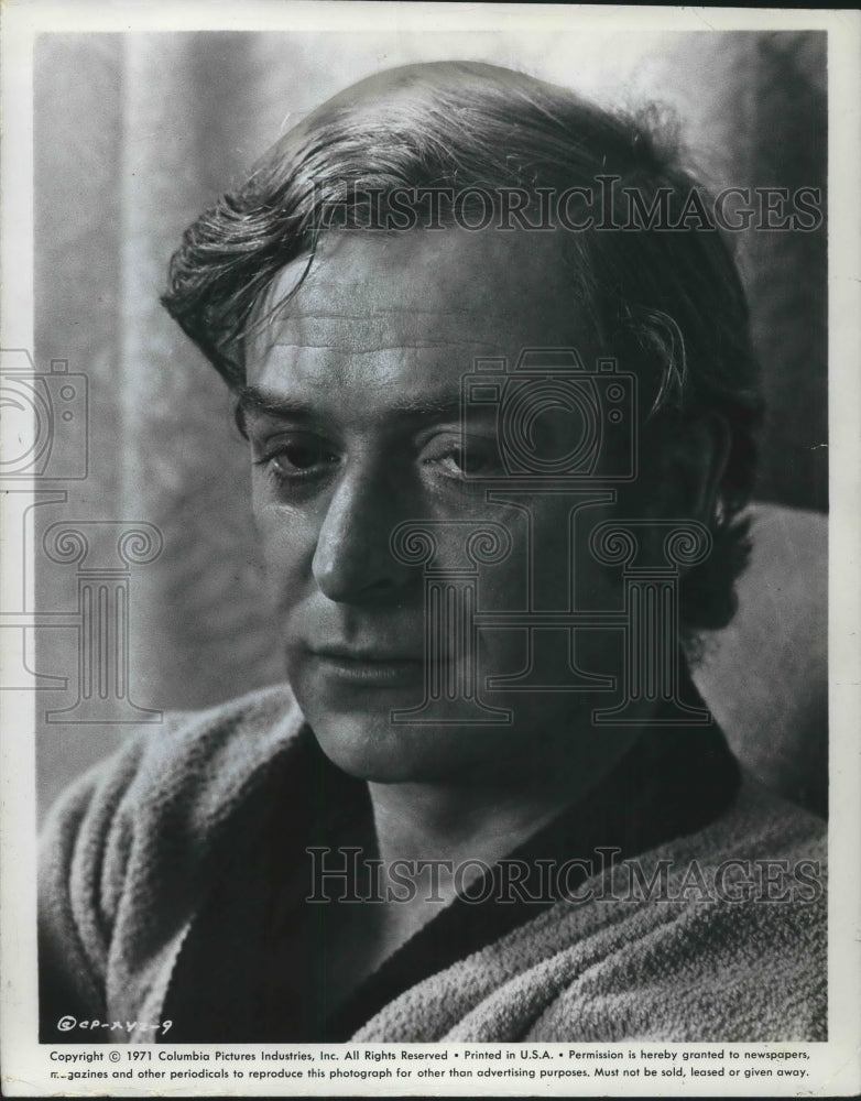 1971 Press Photo Actor Michael Caine - mjx42291