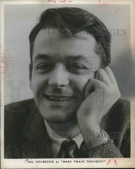 1959 Press Photo Actor Hal Holbrook - mjx42559- Historic Images