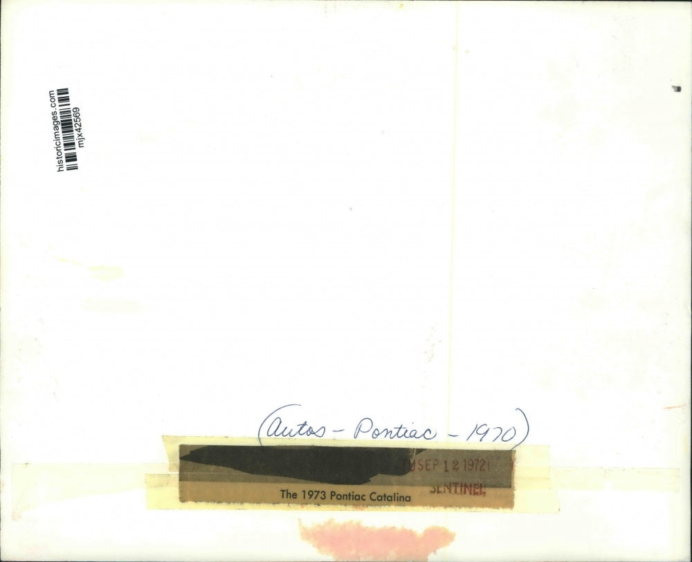 1972 Press Photo 1973 Pontiac Catalina - mjx42569
