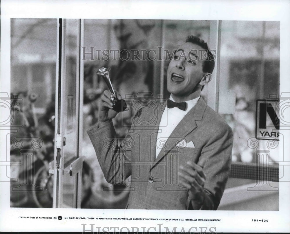 1985 Press Photo United States comedian Pee-wee Herman. - mjx42729- Historic Images