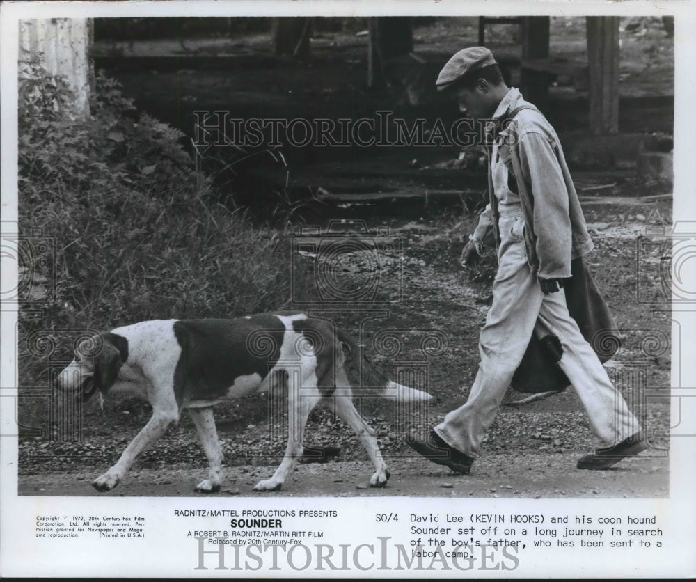 1972 Press Photo Actor Kevin Hooks stars in "Sounder" from 20th Century Fox