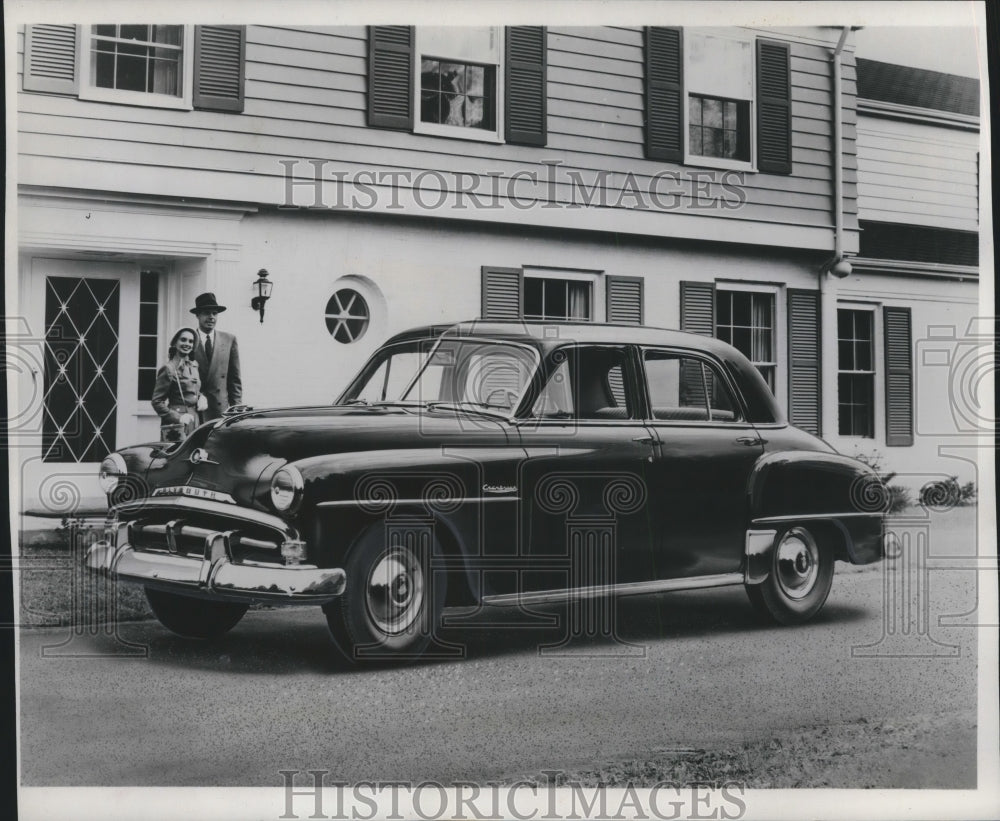 1952 Press Photo The Plymouth four door Cranbrook sedan. - mjx43064