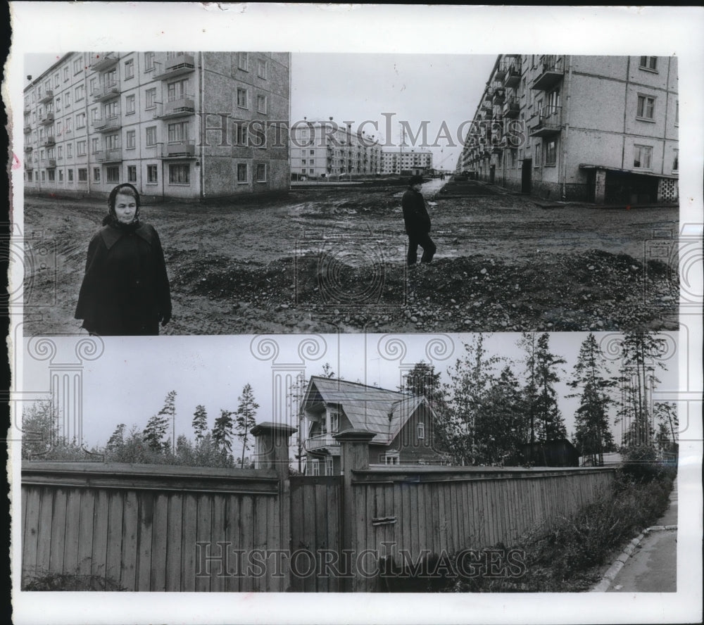 1987 Press Photo Modern apartments built in Soviet Union's Bratsk section