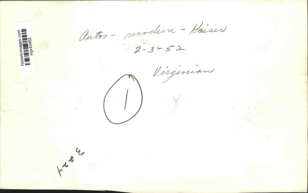 1952 Press Photo 1952 Kaiser Virginian automobile - mjx43452