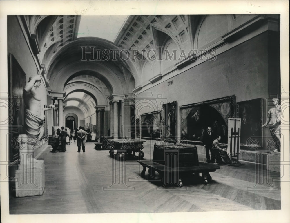 1982 Press Photo The main hall of Madrid&#39;s Prado Museum of Fine Arts.- Historic Images