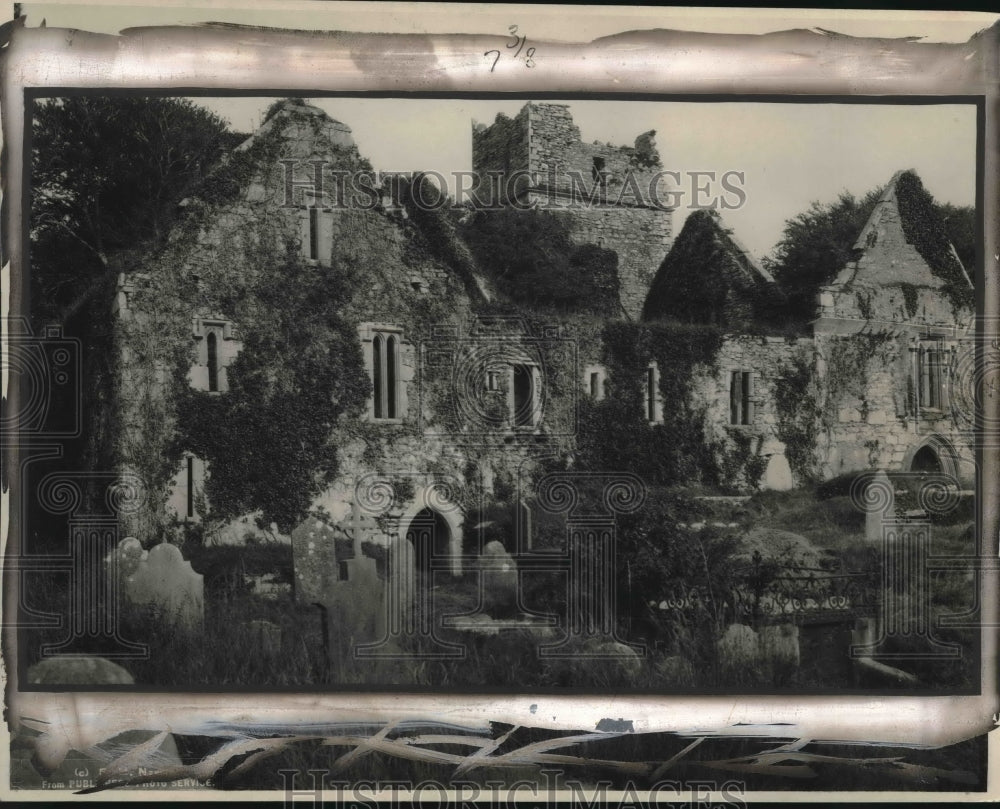 1924 Press Photo Ireland&#39;s Castlerosse Estate in Muck Ross Abbey - mjx43950- Historic Images