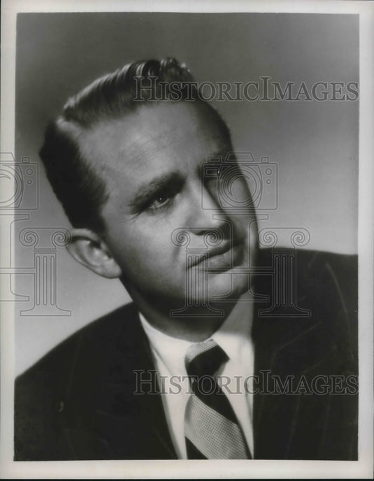 1954 Press Photo Actor Karl Swenson stars in "Portia Faces Life" on CBS- Historic Images