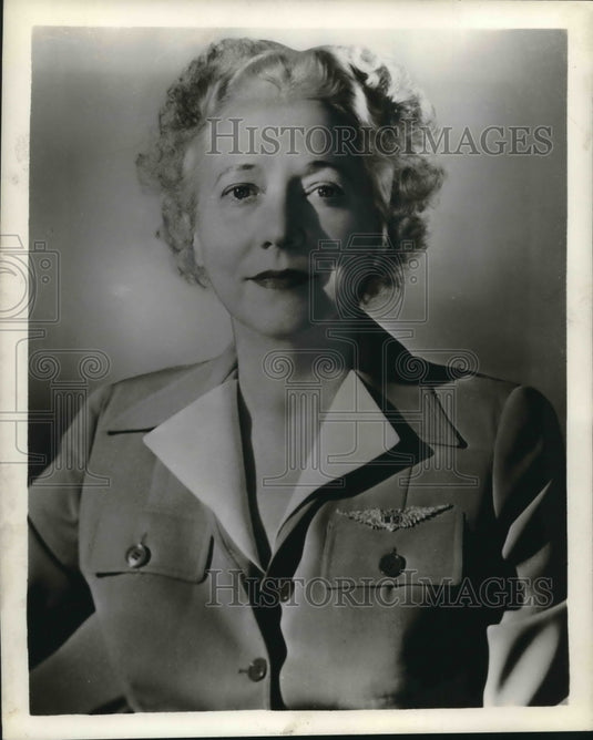 1942 Press Photo Mrs. Rickenbacker, wife of World War I fighter pilot, Edward