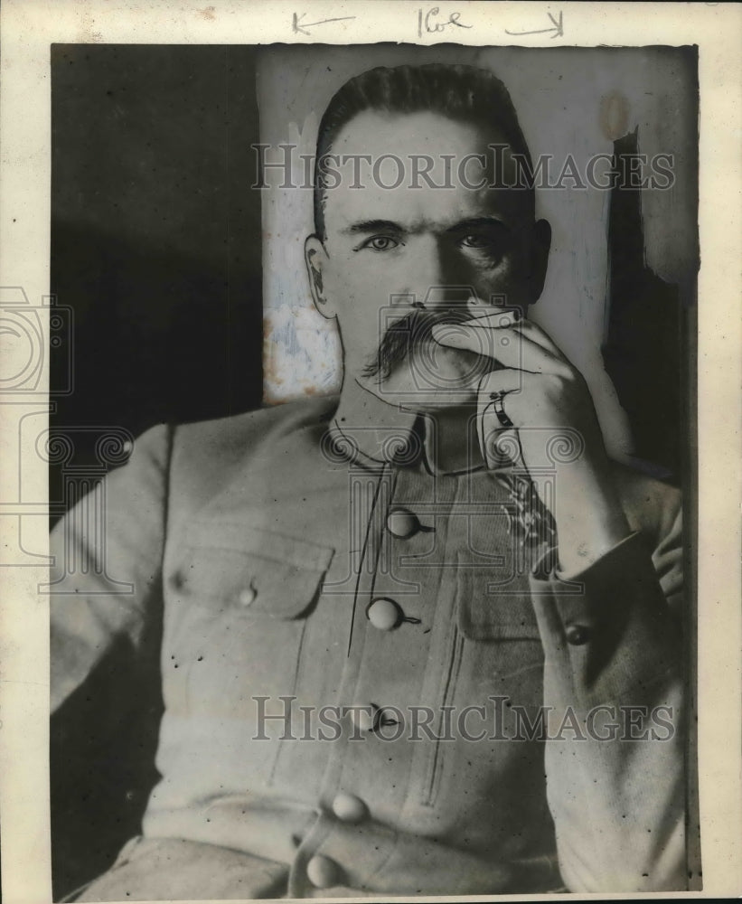 1923 Press Photo General Pilsridski - mjx44206- Historic Images