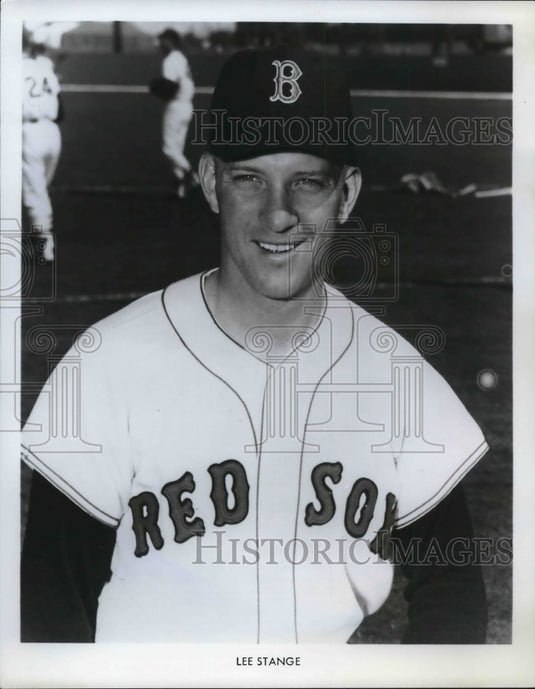 1968 Press Photo Boston Red Sox Pitcher Lee Stange - mjx44381- Historic Images