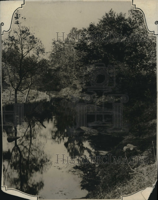 1931 Press Photo Old Milwaukee swimming hole of "Old Smoot's grandson."- Historic Images