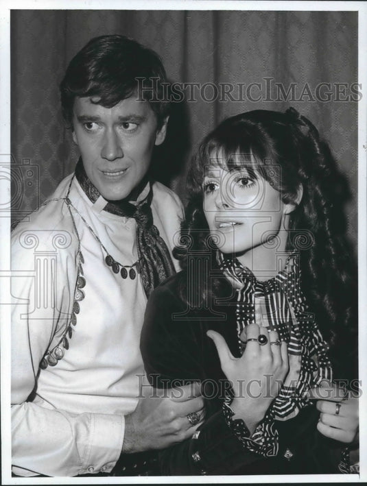 1968 Press Photo Andrew Prine and Susan Saint James in "The Name of the Game".- Historic Images