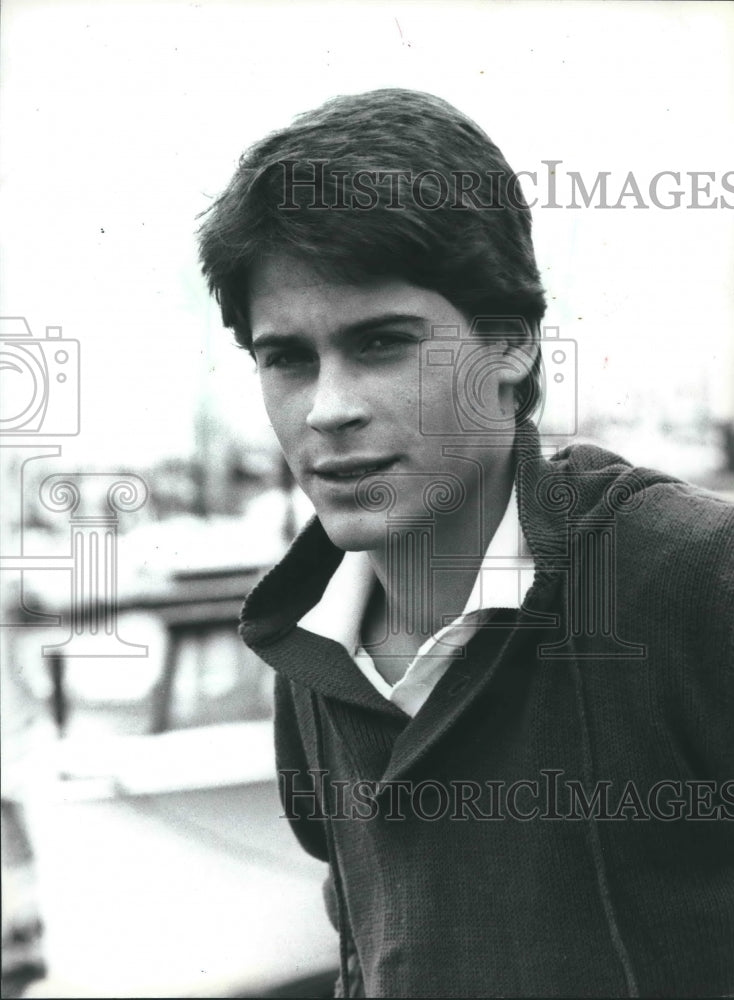 1983 Press Photo Rob Lowe portrays Sam Alden in &quot;Hallmark Hall of Fame&quot; special.- Historic Images