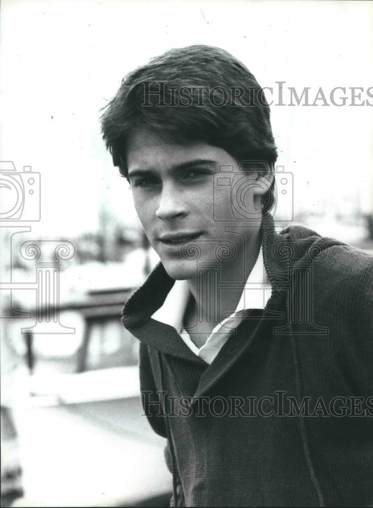 1983 Press Photo Rob Lowe portrays Sam Alden in "Hallmark Hall of Fame" special.- Historic Images