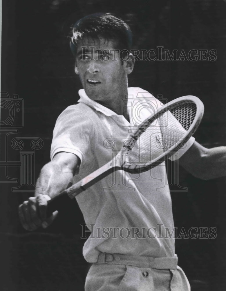 1965 Press Photo Tennis star Marty Rissen at the Western Open Tournament.- Historic Images