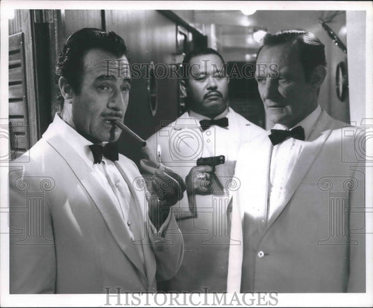 1966 Press Photo Cast of the movie, "Poppies Are Also Flowers" - mjx45484- Historic Images