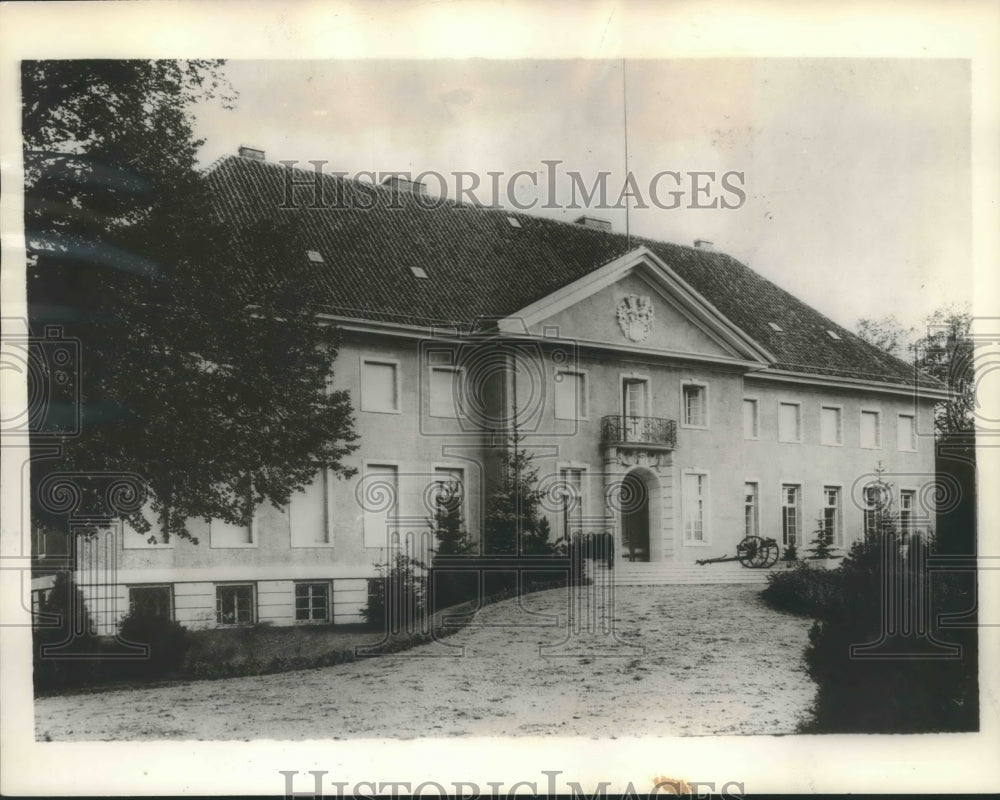 1934 Press Photo Home of President Paul Von Hindenburg at Neudeck, near Berlin.- Historic Images