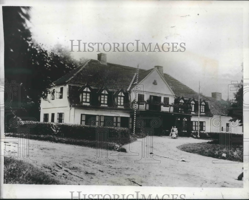 1934 Press Photo Country home of President Von Hindenburg of Germany at Neudeck.- Historic Images