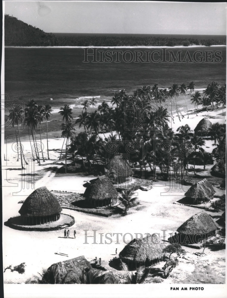1982 Press Photo The white sandy beaches of the Samoan lagoons in the South Seas- Historic Images